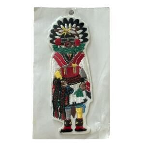 NIP Morning Kachina Native American Indian Embroidered Patch Badge